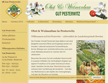 Tablet Screenshot of gut-pesterwitz.de